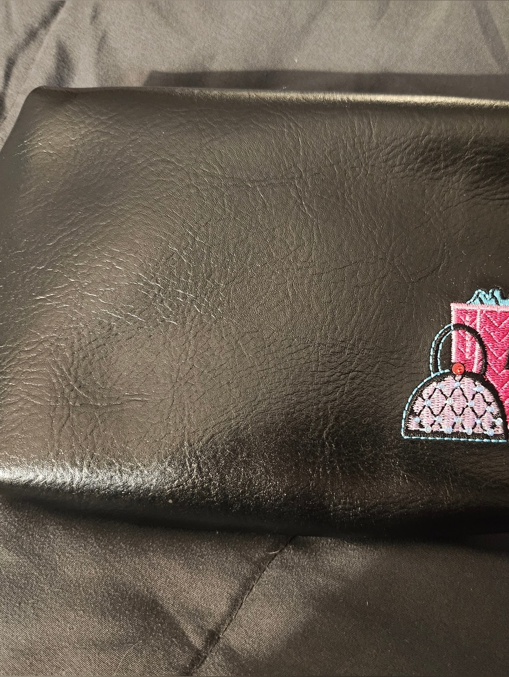 MARY KAY GIRLFRIEND Small Makeup Cosmetic Travel Bag Pouch‎ Black & Pink